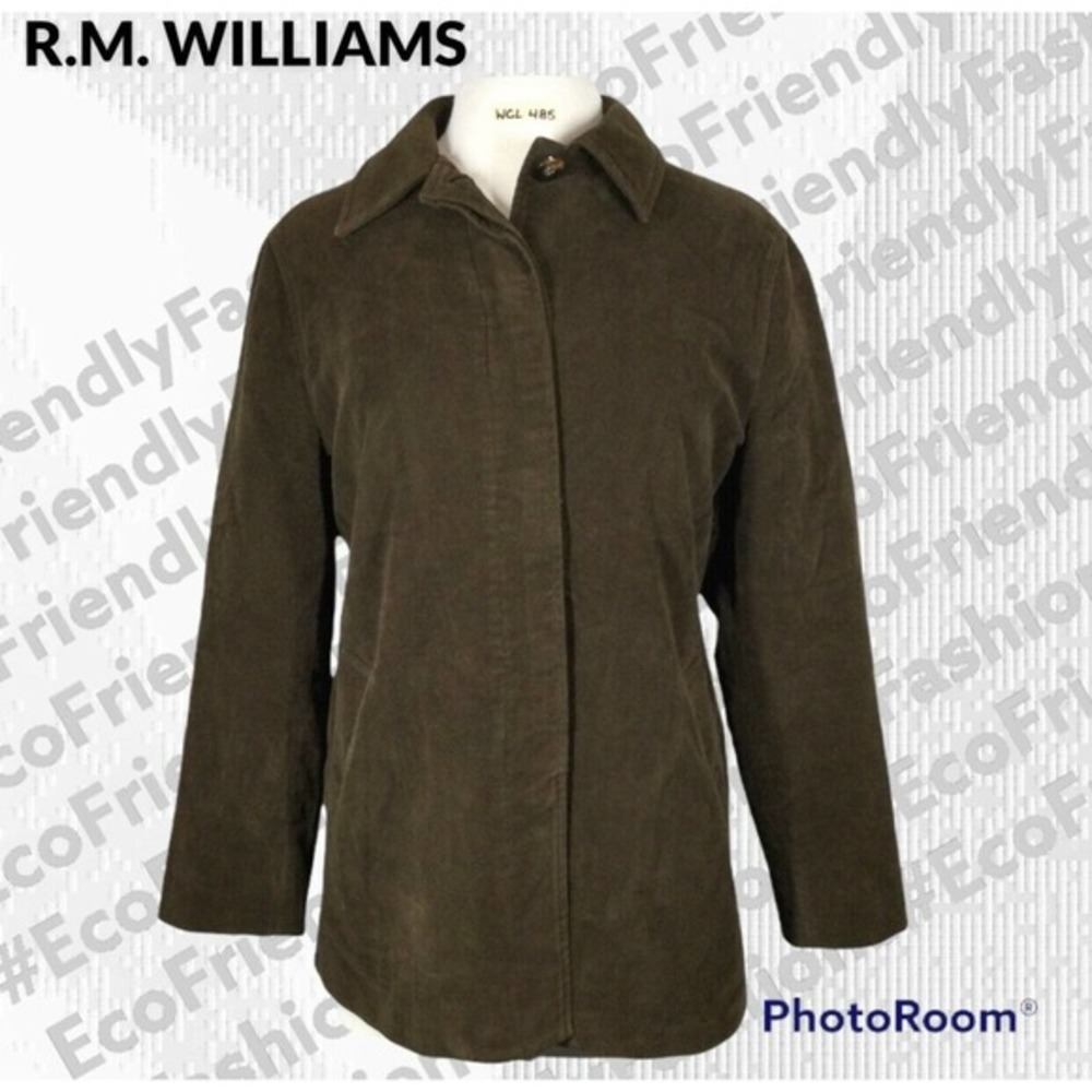 R.M Williams Twill Lined Collared Jacket US Olympic Sponsor Size 12